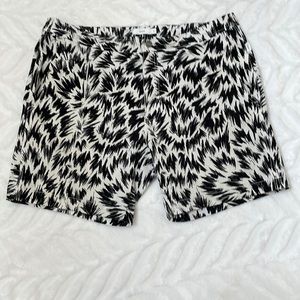 NWOT Luxury brand Mens Onia black/white swimsuit. Size 36.